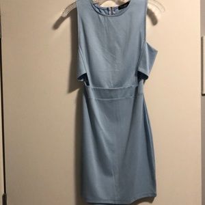 Sleeveless Light Blue Dress
